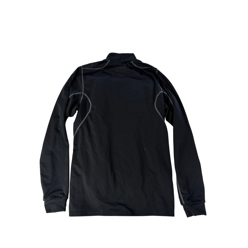 Nike Pro Long Sleeve Shirt Mens S Fitted Dri-FIT Mock Neck Black Base Layer - Picture 2 of 7